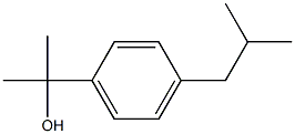 2-(4-异丁基苯基)丙-2-醇, 34352-77-7, 结构式