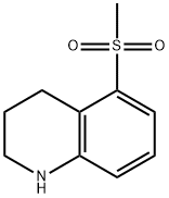 5-(甲基磺酰基)-1,2,3,4-四氢喹啉, 343944-90-1, 结构式