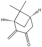 Bicyclo[3.1.1]heptan-3-one, 6,6-dimethyl-2-methylene-, (1R,5R)- Struktur