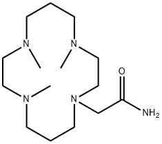 2-(4,8,11-trimethyl-1,4,8,11-tetrazacyclotetradec-1-yl)acetamide Struktur