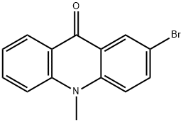 2-Bromo-10-methyl-10H-acridin-9-one Structure