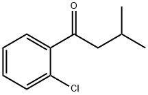 1-(2-Chlorophenyl)-3-methyl-1-butanone Struktur