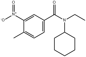 349396-43-6 N-cyclohexyl-N-ethyl-4-methyl-3-nitrobenzamide