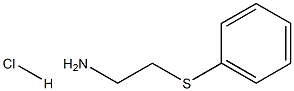 2-(苯硫基)乙-1-胺盐酸盐 结构式