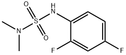 N'-(2,4-difluorophenyl)-N,N-dimethylsulfuric diamide Structure