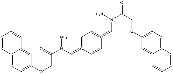 349622-53-3 N',N''-[1,4-phenylenedi(methylylidene)]bis[2-(2-naphthyloxy)acetohydrazide]