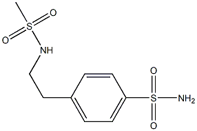 4-(2-甲磺酰胺乙基)苯并1-磺酰胺,349625-76-9,结构式