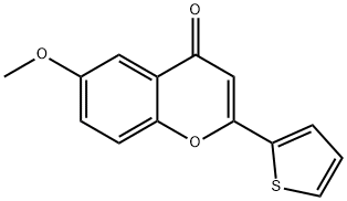 6-methoxy-2-(thiophen-2-yl)-4H-chromen-4-one Structure