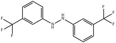 Hydrazine, 1,2-bis[3-(trifluoromethyl)phenyl]- Structure