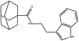 N-[2-(1H-indol-3-yl)ethyl]-1-adamantanecarboxamide Struktur