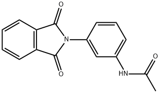 N-[3-(1,3-dioxo-1,3-dihydro-2H-isoindol-2-yl)phenyl]acetamide Structure