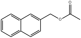 酢酸2-ナフチルメチル 化学構造式
