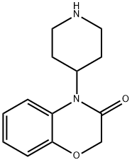 4-(piperidin-4-yl)-2H-benzo[b][1,4]oxazin-3(4H)-one hydrochloride Structure