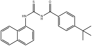 356078-04-1 4-tert-butyl-N-[(1-naphthylamino)carbonothioyl]benzamide
