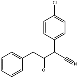 2-(4-氯苯基)-4-苯基-乙酰丙腈, 35741-47-0, 结构式