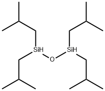bis(2-methylpropyl)silyloxy-bis(2-methylpropyl)silane Struktur