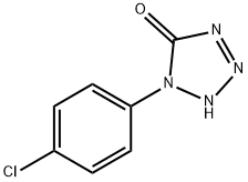 1-(4-CHLOROPHENYL)-4,5-DIHYDRO-1H-1,2,3,4-TETRAZOL-5-ONE,3589-06-8,结构式