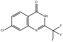 7-Chloro-2-(trifluoromethyl)quinazolin-4(1H)-one Struktur