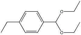 Benzene, 1-(diethoxymethyl)-4-ethyl-,36207-18-8,结构式