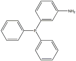 Benzenamine, 3-(diphenylphosphino)- 结构式