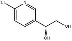 (R)-1-(6-Chloro-,pyridin-3-yl)-ethane-1,2-diol Struktur
