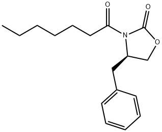 (R)-4-benzyl-3-heptanoyl-2-oxazolidinone,365569-51-3,结构式