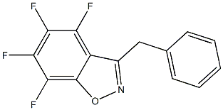3-benzyl-4,5,6,7-tetrafluoro-benzo[d]isoxazole 结构式