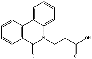 3-(6-Oxo-6H-phenanthridin-5-yl)-propionic acid Structure