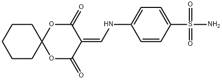 370853-58-0 4-(((2,4-dioxo-1,5-dioxaspiro[5.5]undecan-3-ylidene)methyl)amino)benzenesulfonamide