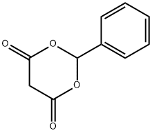 1,3-Dioxane-4,6-dione, 2-phenyl- 化学構造式