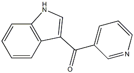 1H-indol-3-yl(pyridin-3-yl)methanone,37128-48-6,结构式