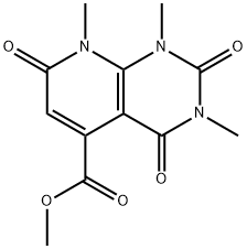methyl 1,3,8-trimethyl-2,4,7-trioxo-1,2,3,4,7,8-hexahydropyrido[2,3-d]pyrimidine-5-carboxylate Structure