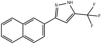 3-(2-naphthyl)-5-(trifluoromethyl)-1H-pyrazole Struktur