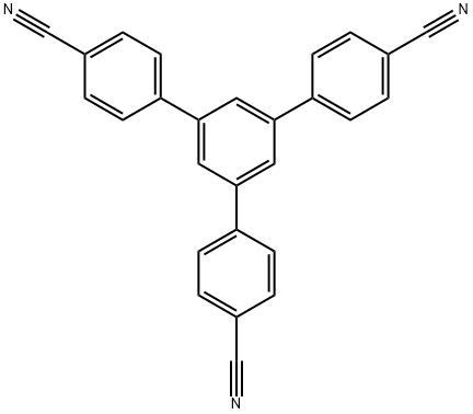 1,3,5-三(4-氰基苯基)苯, 382137-78-2, 结构式