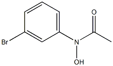 Acetamide, N-(3-bromophenyl)-N-hydroxy- Structure