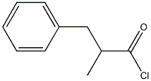 2-Methyl-3-phenyl-propionyl chloride 结构式