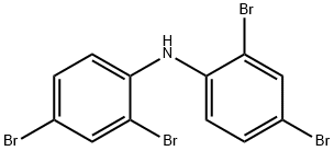 双(2,4-二溴苯基)胺 结构式