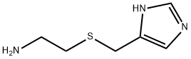 2-(1H-imidazol-5-ylmethylsulfanyl)ethanamine 结构式