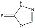 1,3,4-噁二唑-2-硫醇,38733-42-5,结构式