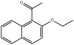 1-アセチル-2-エトキシナフタレン 化学構造式