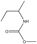 methyl N-butan-2-ylcarbamate Struktur
