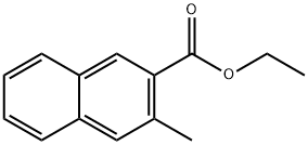 3-Methyl-naphthalene-2-carboxylic acid ethyl ester,39110-34-4,结构式