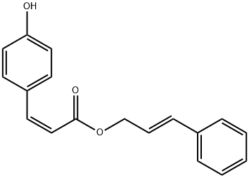 (E)-Cinnamyl-(Z)-p-coumarate Structure