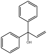 Benzenemethanol, a-ethenyl-a-phenyl- Structure