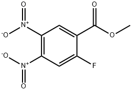 2-Fluoro-4,5-dinitro-benzoic acid methyl ester,393-96-4,结构式