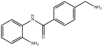 4-(氨基甲基)-N-(2-氨基苯基)苯甲酰胺 结构式