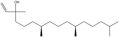 (7R,11R)-3,7,11,15-tetramethylhexadec-1-en-3-ol Structure