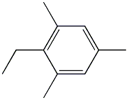 Benzene, 2-ethyl-1,3,5-trimethyl- Struktur