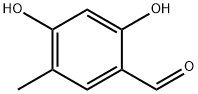 2,4-dihydroxy-5-methylbenzaldehyde Structure