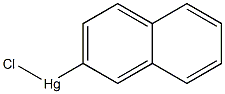Mercury, chloro-2-naphthalenyl- Structure